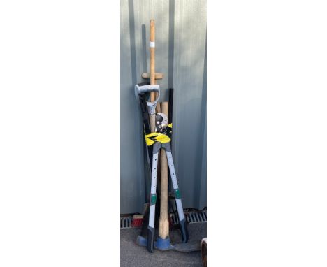 Selection of garden tools 