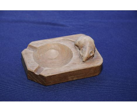 Oak Robert Thompson 'Mouseman' ashtray 