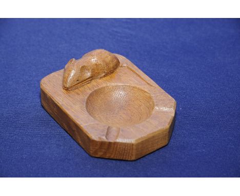 Oak Robert Thompson 'Mouseman' ashtray