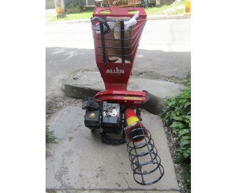 An Allen petrol leaf shredder/chipper with Briggs &amp; Stratton five HP engine
