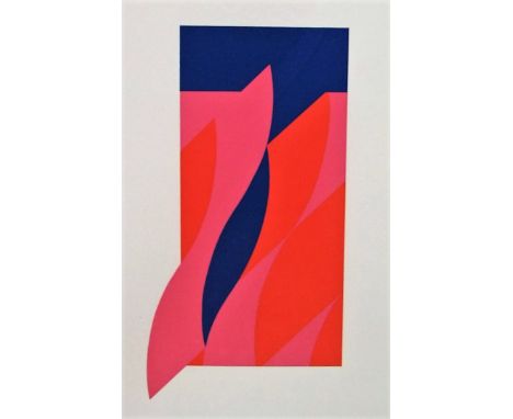 Bridget Riley (Born 1931) - 'One Small Step', signed and dated 2009, screenprint, 217/300, 27 x 14cm approx, framed&nbsp;