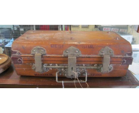 A Best Steel travelling trunk