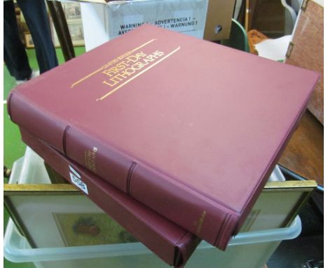 Two folders of First Day Cover lithograph