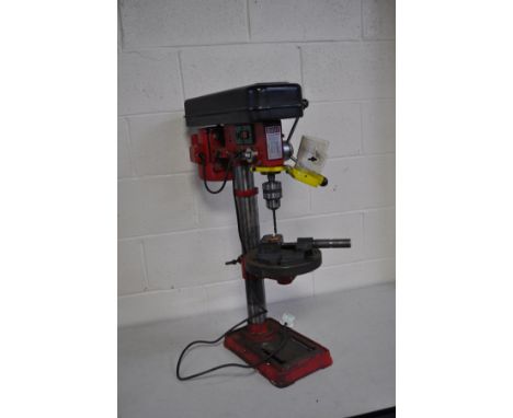 A SEALEY GDM 90A PILLAR DRILL, 240 volt single phase, maximum spindle speed 2560 RPM, 16mm chuck capacity (PAT pass and worki