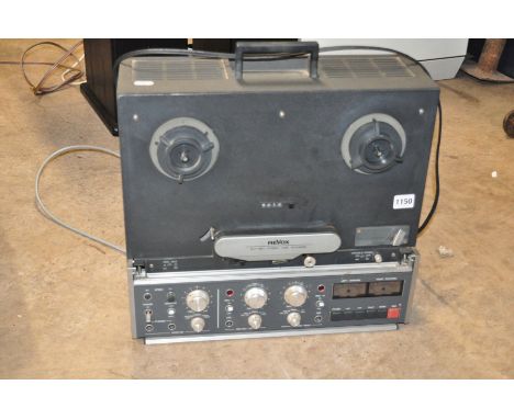 A VINTAGE REVOX B77 MK2 REEL TO REEL RECORDER (PAT pass, powers up but spares or repairs)
