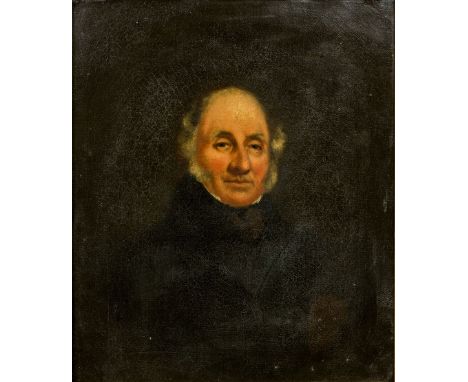 ENGLISH SCHOOL (19th century)Portrait of Joseph Seal of Foleshill Heath, CoventryOil on canvas29 x 35 cm, framed   CONDITION 