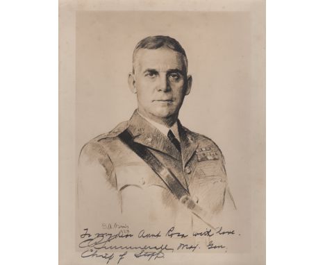 SUMMERALL CHARLES: (1867-1955) American General of World War I, one of the first commanders of the 1st Infantry Division (The