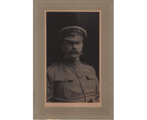 KITCHENER HERBERT: (1850-1916) British Field Marshal who served as Secretary of State for War 1914-16 and in this capacity or
