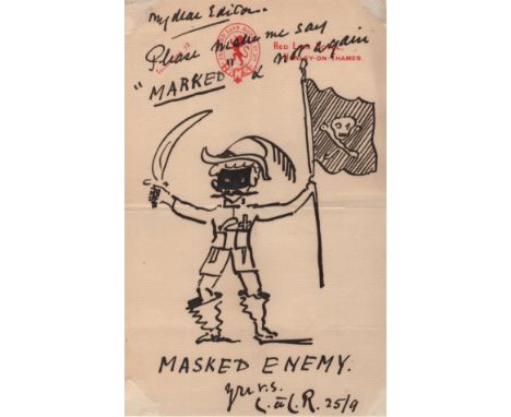  SECOND BOER WAR: A small, interesting selection of manuscript items relating to the Second Boer War comprising an excellent 