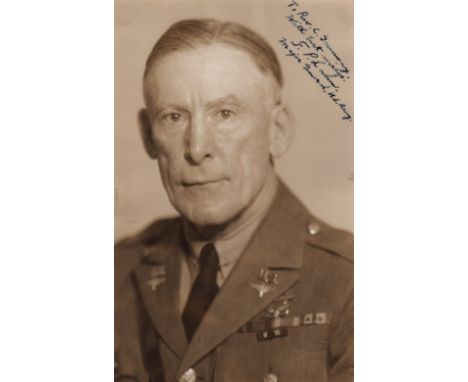  LAHM FRANK P.: (1877-1963) American Pioneer Aviator, the first military aviator in the United States. A Major General in the