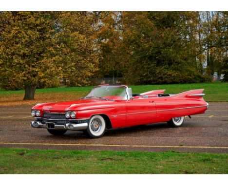 1959 Cadillac Series 62 Convertible Transmission: automaticMileage:Although Cadillac had invented the tailfin in 1948, by the