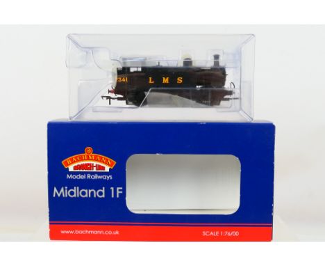 Bachmann Branchline - A boxed 8DCC OO gauge Bachmann Branchline #32-227B Class 3F Fowler Jinty '7341' in LMS Black livery. Th