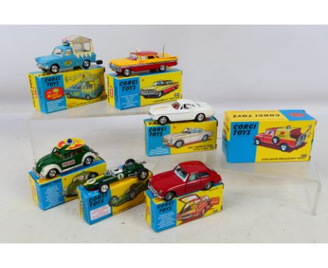 Corgi Toys - A boxed collection of seven Corgi Toys 'Made in China' re-issued diecast models and accessories. Lot includes Co