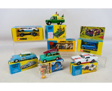 Corgi Toys - A boxed collection of seven Corgi Toys 'Made in China' re-issued diecast models and accessories. Lot includes Co