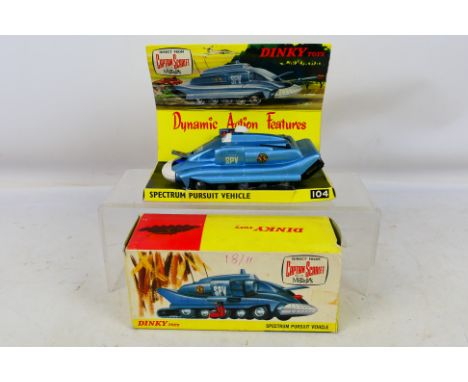 Dinky - A Boxed #104 'Captain Scarlet' Spectrum Pursuit Vehicle (SPV). Item appears in excellent condition with missile and C