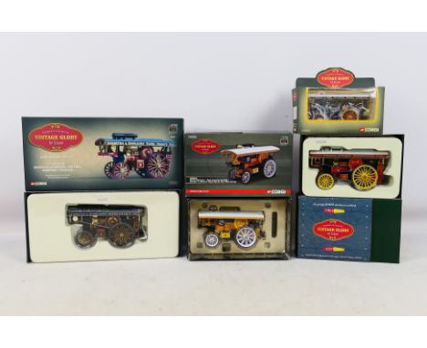 Corgi - Vintage Glory of Steam - 4 boxed 1:50 scale models to include Fowler B6 Showmans Locomotive ('The Lion') Anderton & R