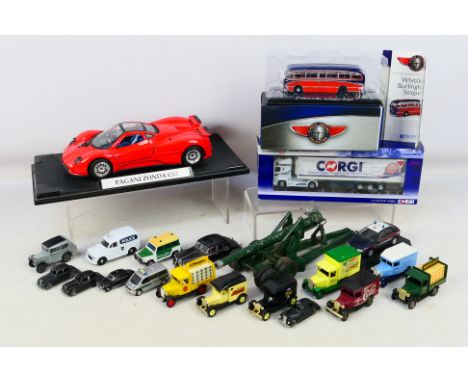 Britains - Oxford Diecast - Corgi - Motor Max - Others - A mixed collection of boxed and unboxed diecast model vehicles in va