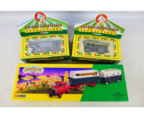 Corgi - Fairground Attractions - 3 boxed 1:50 scale fairground models to include: 2 Fairground Attractions Limited Edition mo