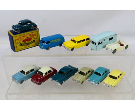 Matchbox - A collection of 11 predominately unboxed diecast Matchbox Regular Wheel model vehicles. Lot includes Matchbox #33 
