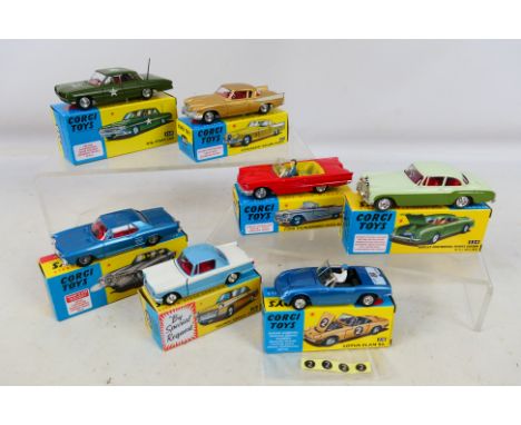 Corgi Toys - A boxed collection of seven Corgi Toys 'Made in China' re-issued diecast models.  Lot includes Corgi Toys #318 L
