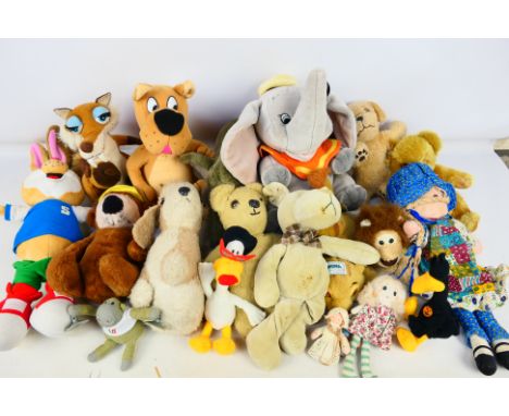 Soft toys - teddy bears - Disney - Ice Age - a collection of vintage and modern bears and other soft toys of various sizes to