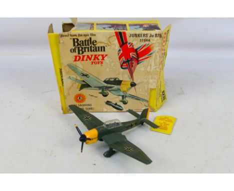 Dinky - A boxed diecast #721 'Battle of Britain' Junkers JU 87B Stuka. Item appears to be in very good condition. Housed in a