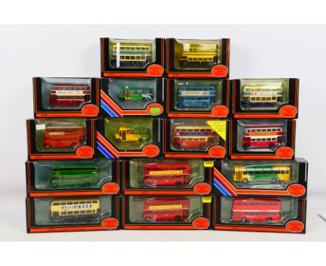 EFE - An assortment of 16 1/76 scale diecast busses to include #11111 RTL Bus Walsall Corporation, #19808 Daimler CVG6 West B