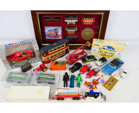 Matchbox - Dinky Toy - Corgi Toys - Other - A mixed group of mostly playworn diecast vehicles with some plastic models, with 