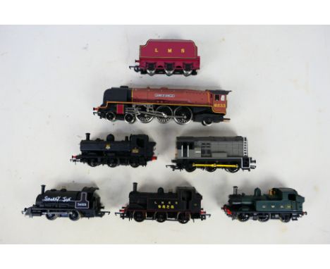 Hornby - Bachmann - Six unboxed Hornby OO gauge locomotives. Lot includes Hornby Duchess Class 4-6-2 steam locomotive and ten