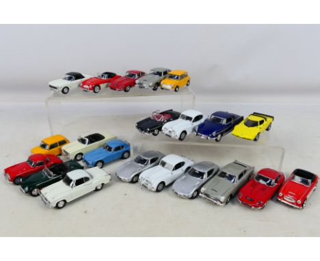 Atlas Editions - A collection of 21 unboxed 1:43 scale diecast model cars from the Atlas Editions 'Classic Sports Cars' serie