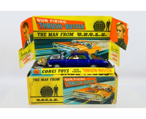 Corgi - A boxed #497 The Man from U.N.C.L.E. Gun Firing Thrush-Buster. Item appear to be in very good-excellent condition and
