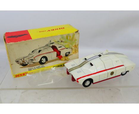 Dinky - A boxed #105 'Captain Scarlet' Maximum Security Vehicle in white. Item appears in excellent condition and comes with 