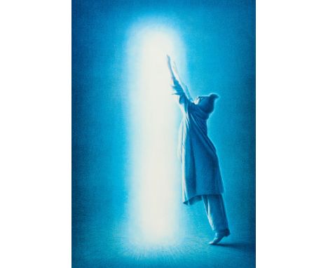 Gottfried Helnwein (1948 Wien) (F)'Johannisfeuer', Farblithografie auf BFK-Rives, 84 cm x 58 cm Rahmeninnenmaß, signiert, e.a