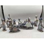 Llladro - The Jazz Band. Six Piece Lladro Rare Col