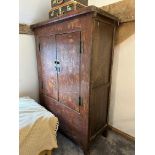 Chinese Red Lacquered Marriage Cabinet.
