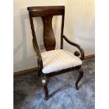Antique Mahogany Armchair.