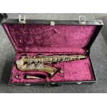B&H 400 made for Boosey & Hawkes Cased Saxophone.