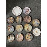 Collection of Decorative Collectable Plates to inc