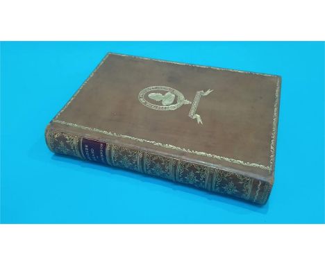 Leather bound copy of Treasure Island by R. L. Stevenson, Cassel and Co., 1886