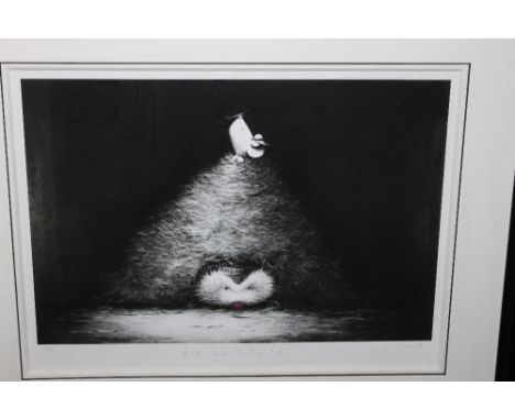 DOUG HYDE (XX-XXI). First one to the top, limited edition print No 75/295, signed lower right to the margin, framed and glaze