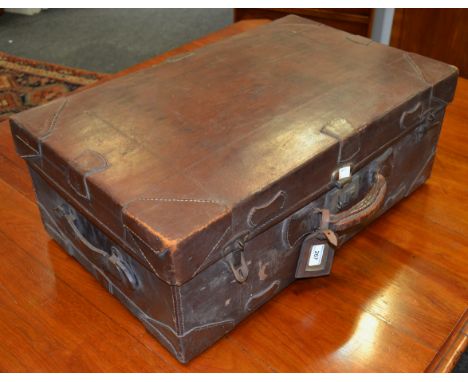 Vintage Luggage - an early 20th century leather bound case