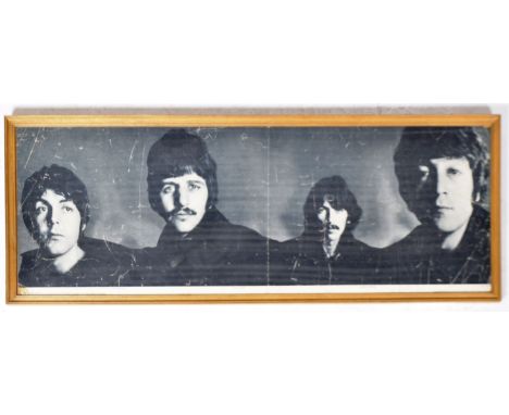 A vintage 1960s Beatles Banner / Poster by Richard Avedon. First Edition Prints issued by the Daily Express published in 1960