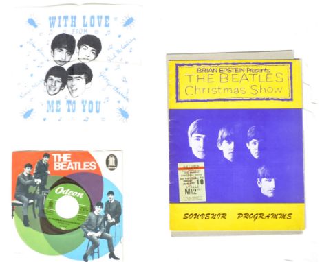 The Beatles – Christmas Show 1964 – A collection of mid 20th Century 1960s Beatles memorabilia form their Christmas Show in 1