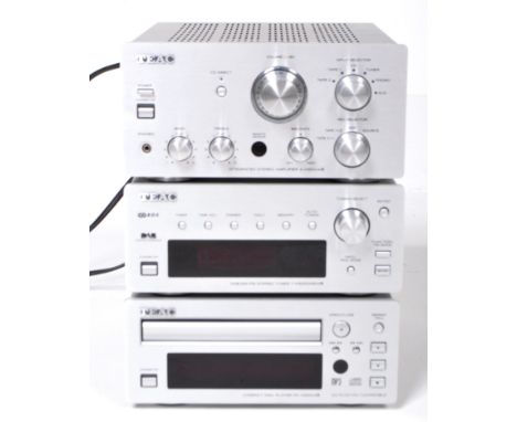 A Three-Part TEAC Stacking System to include: (1) Integrated Stereo Amplifier A-H300 mkIII, (2) a DAB / AM / FM Stereo Turner