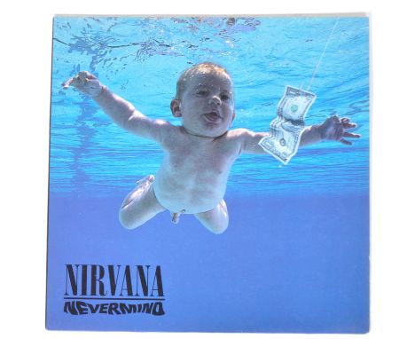 Nirvana – Nevermind – 1991 First Press – Long play LP vinyl record album made in Germany on the David Geffen Company label GE