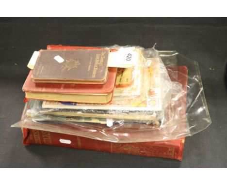 A group of vintage maps to include ordnance survey together with some books to include The contour road map of England and a 