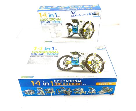 14 in 1 Educational solar robot kit x2 