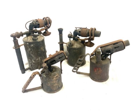Selection of vintage Blow torches 