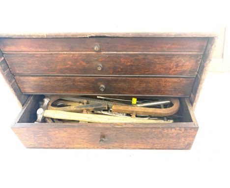 Engineers tool chest with contents 