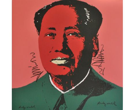 Artist: Andy Warhol [d'apres] (American, 1928 - 1987). Title: "Mao #05". Medium: Color lithograph. Date: Printed c1986?. Dime